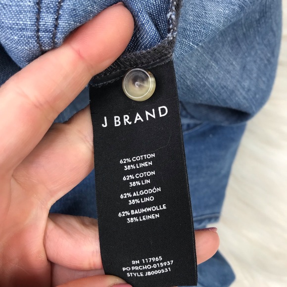 NWT J Brand denim romper - Picture 6 of 7